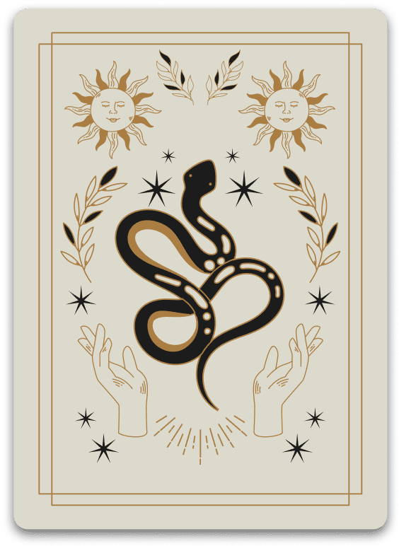 Tarot Card Snake