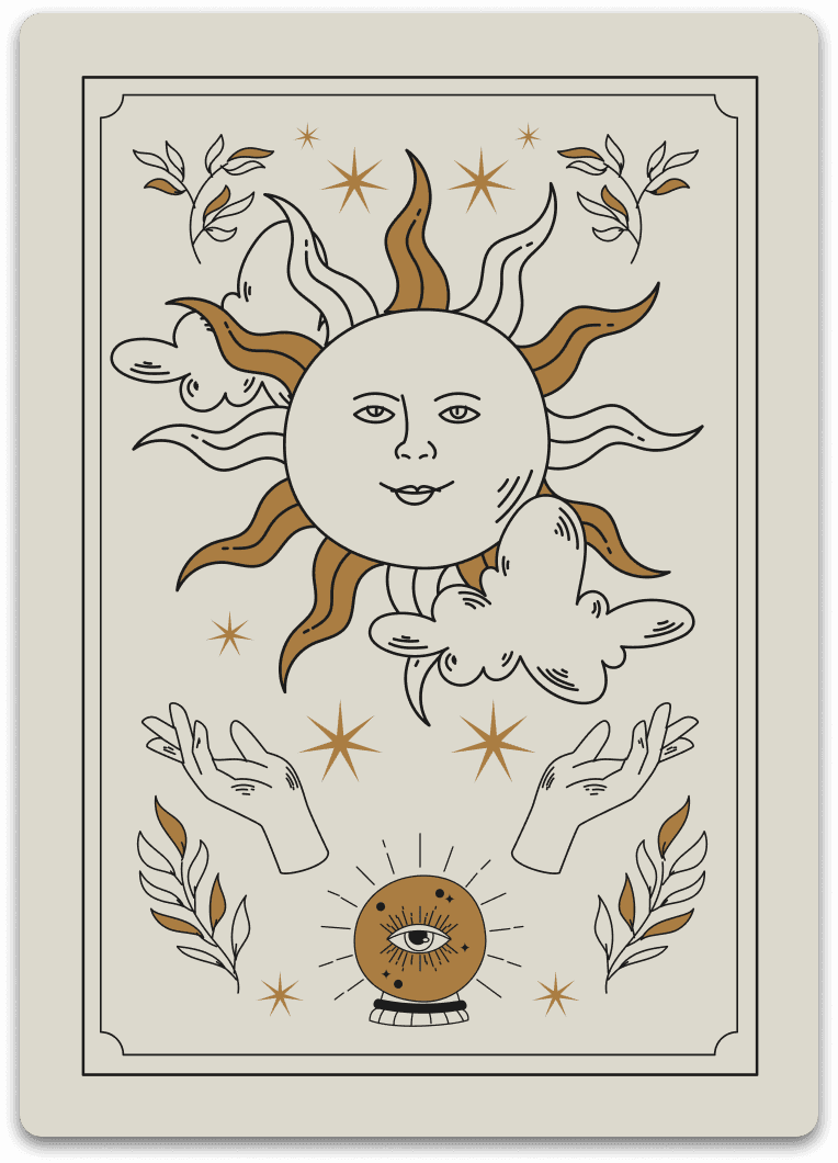 Tarot Card Dedicated Sun