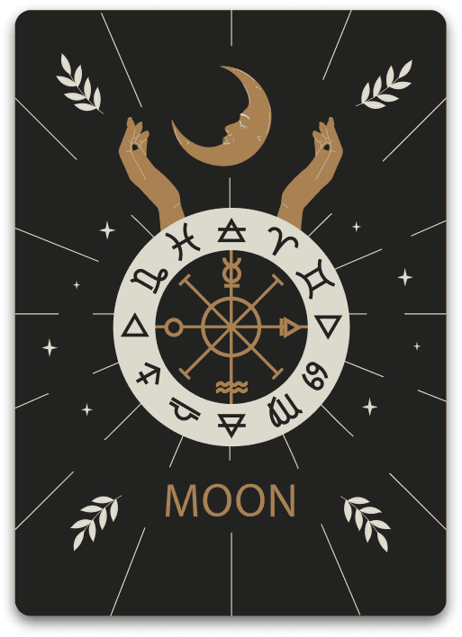 Tarot Cart Moon