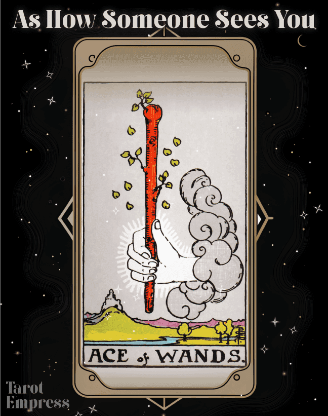 Ace of Wands as How Someone Sees You