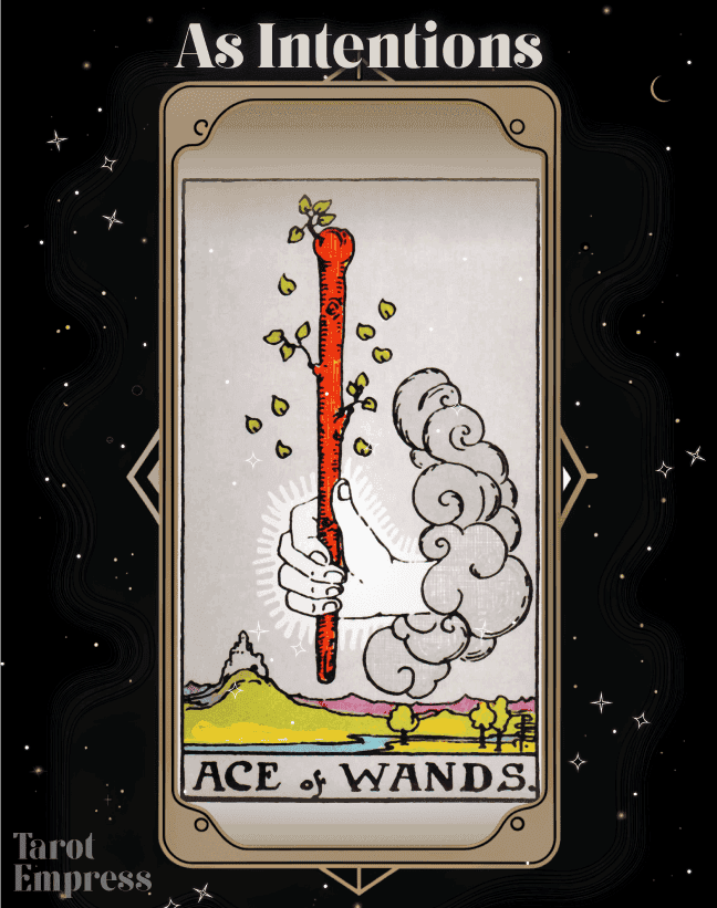 Ace of Wands as Intentions