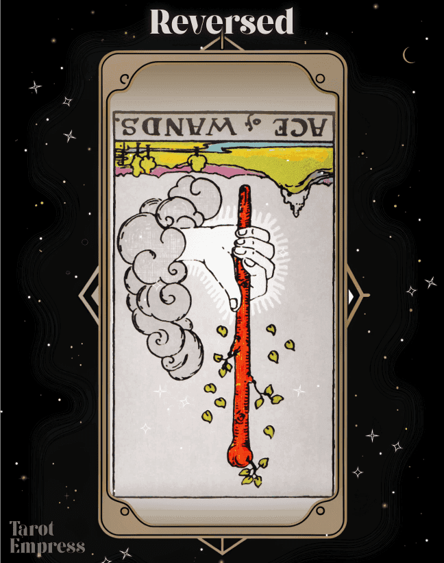 Ace of Wands Reversed