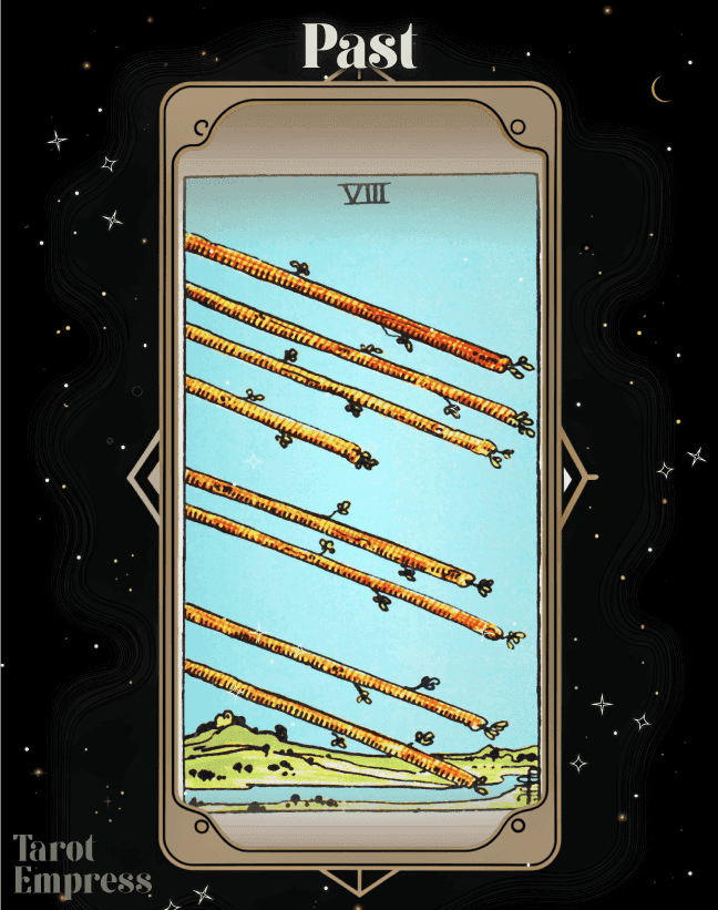 8 of Wands Past