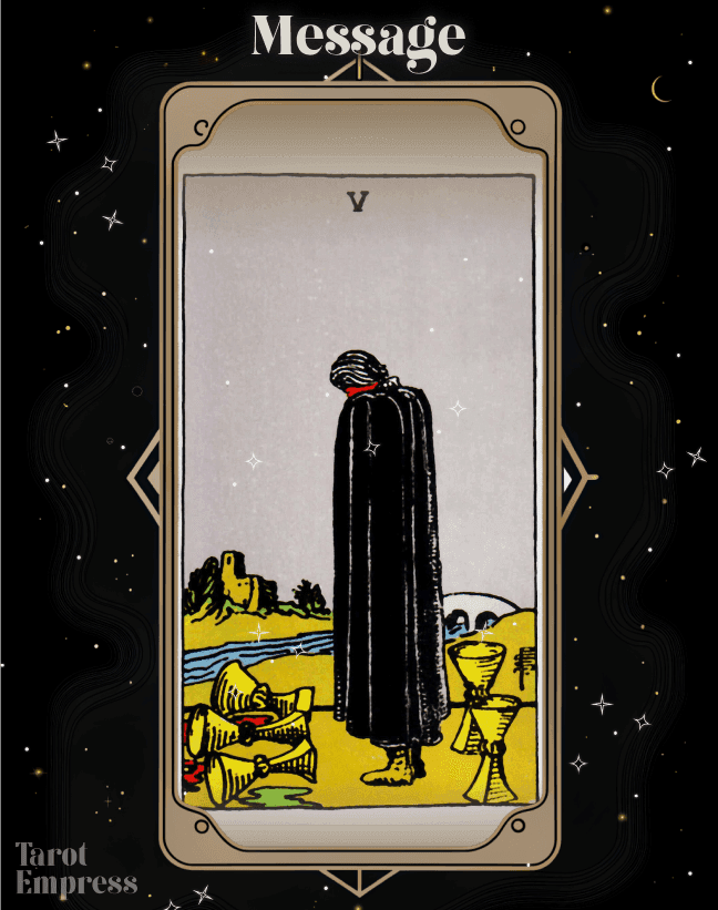 5 of Cups as a Message