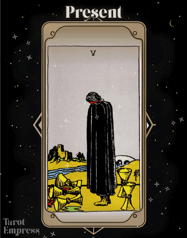 5 of Cups Present