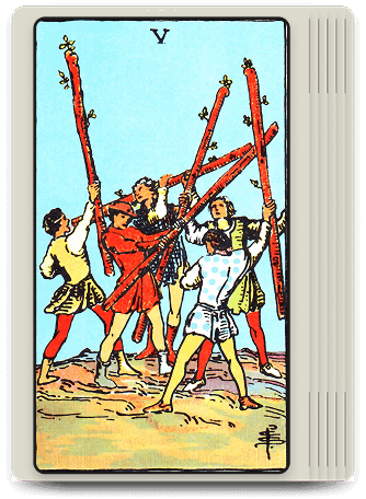 Five of Wands