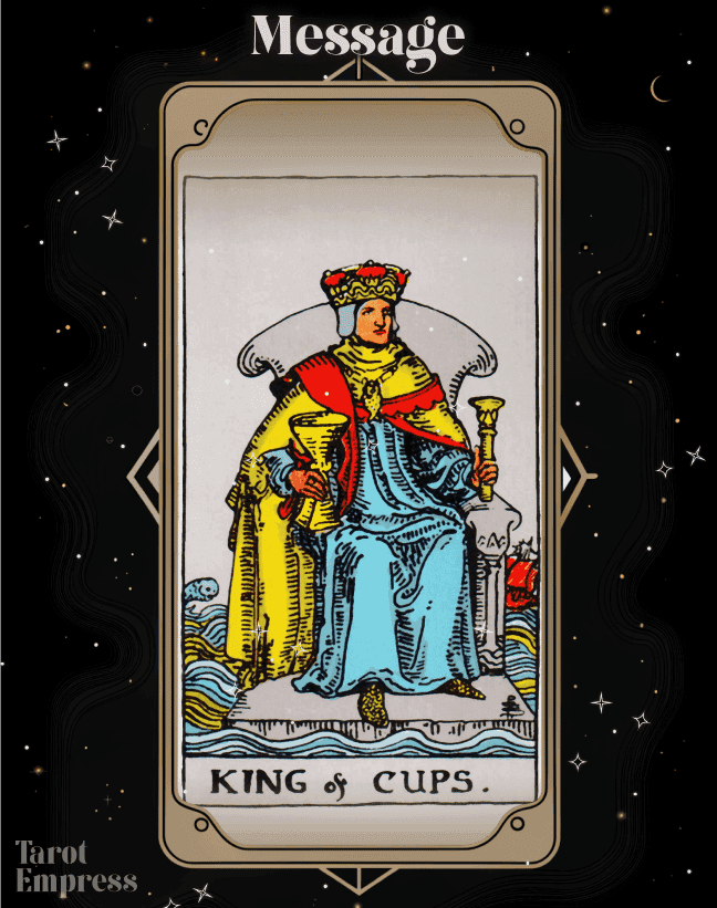 King of Cups as a Message