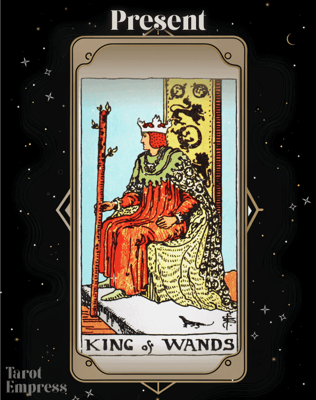 King of Wands Present