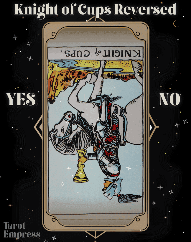 knight of cups reversed yes or no