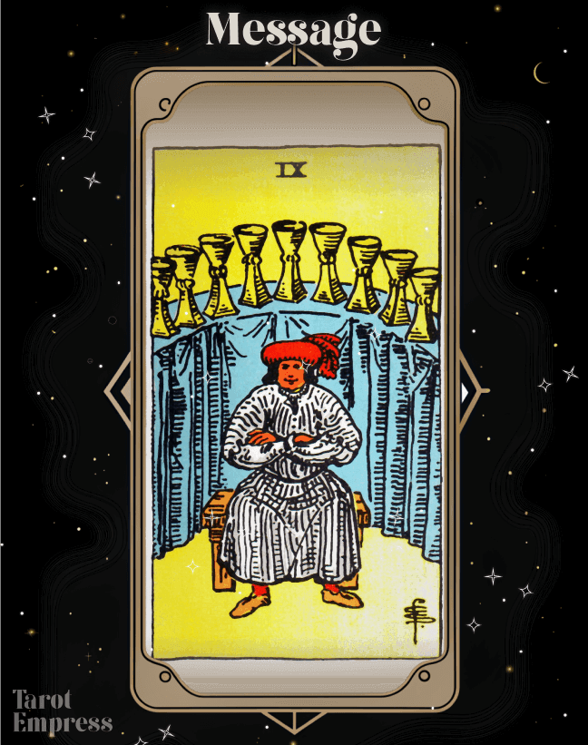 9 of Cups as a Message