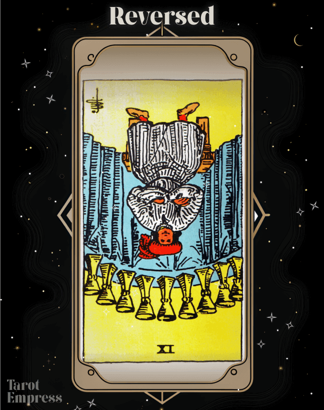 9 of Cups Reversed