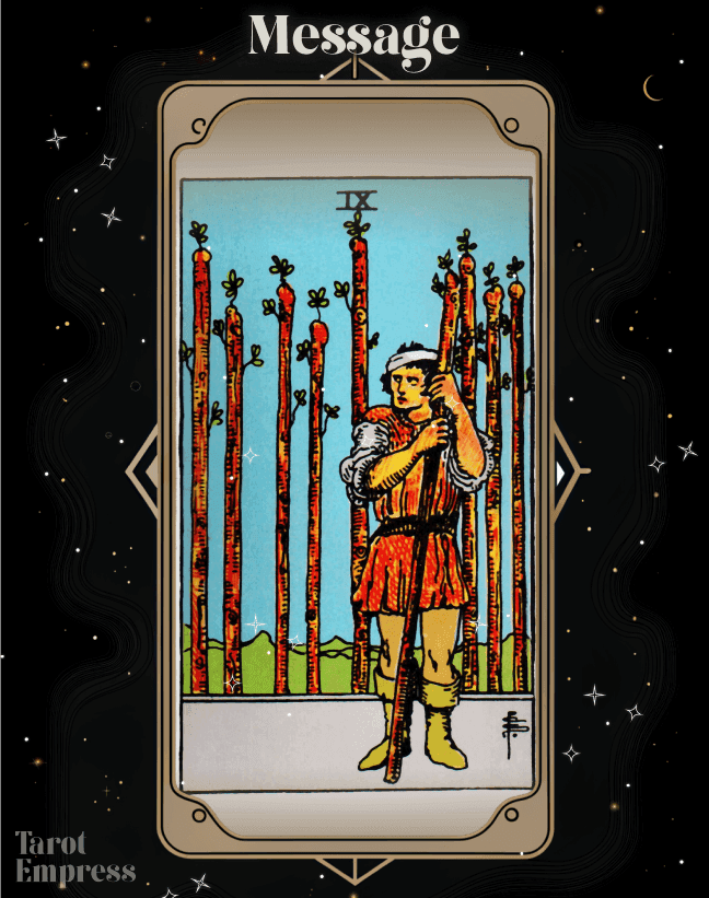 9 of Wands as a Message