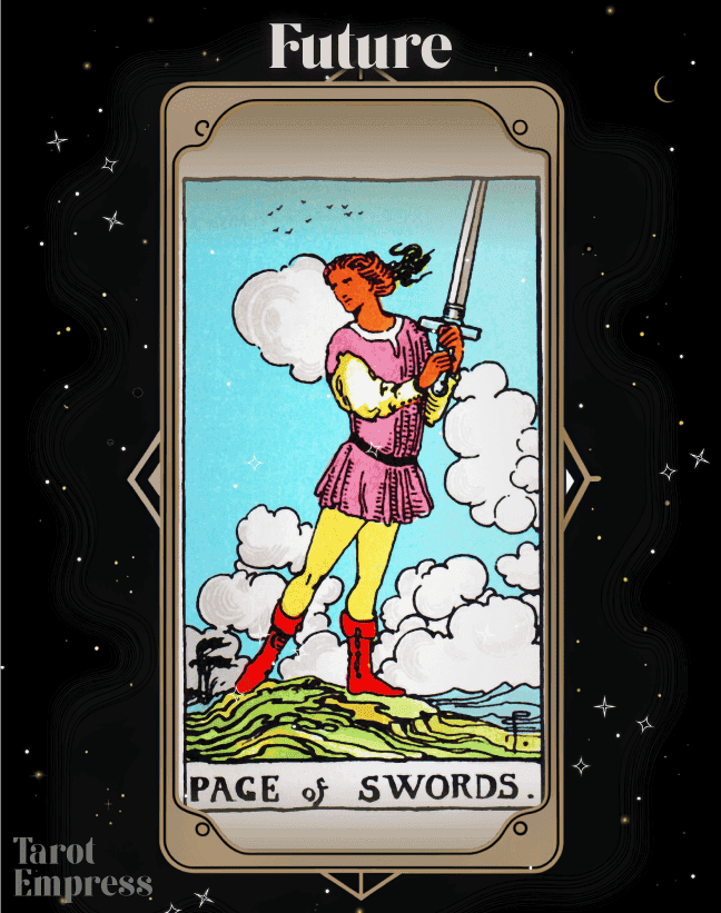Page of Swords Future