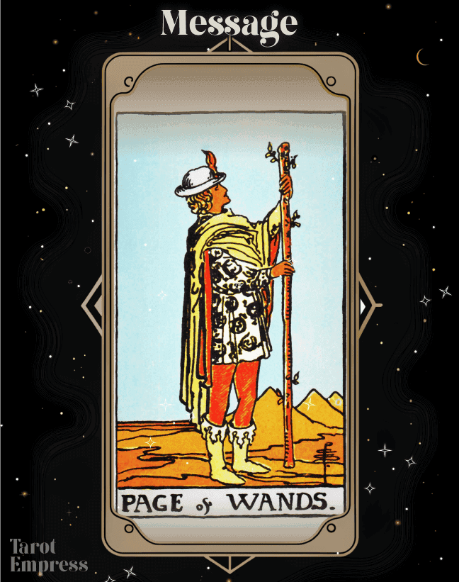Page of Wands as a Message