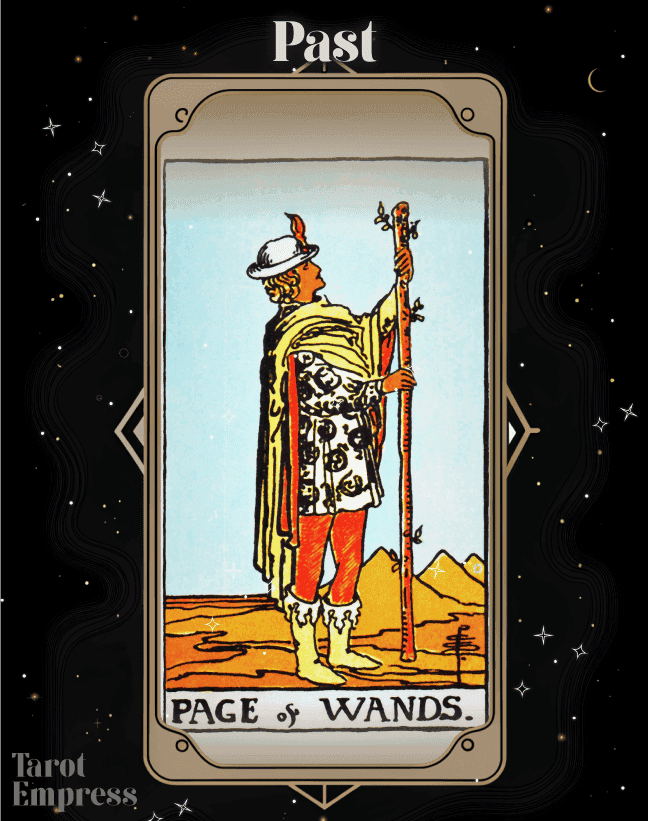 Page of Wands Past