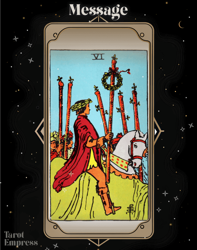 6 of Wands as a Message