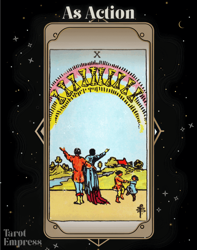 10 of Cups as Action