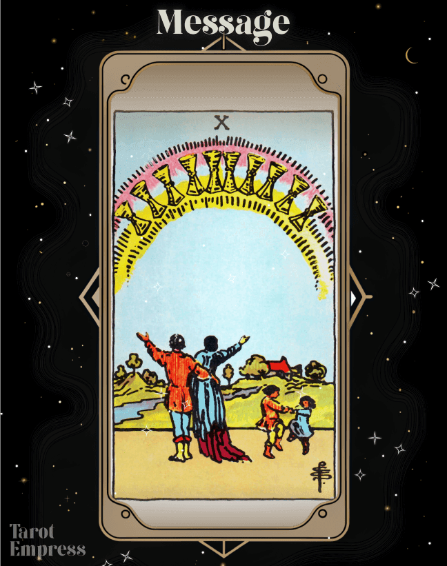 10 of Cups as a Message