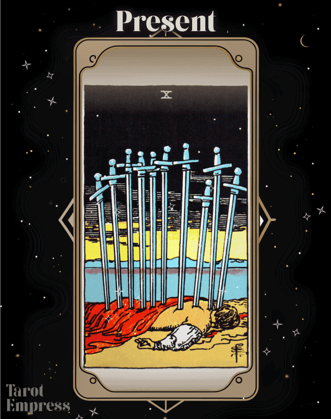 10 of Swords Present