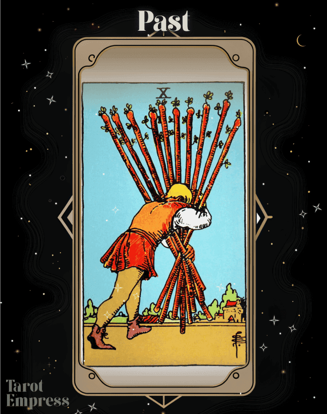 10 of Wands Past