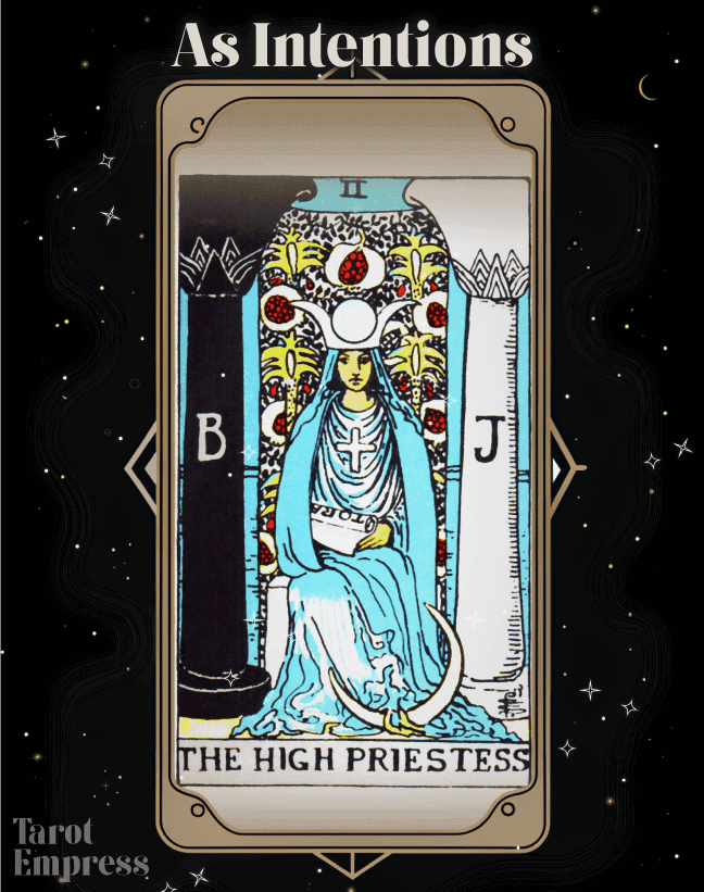 The High Priestess as Intentions