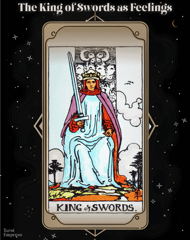 king of swords as feelings