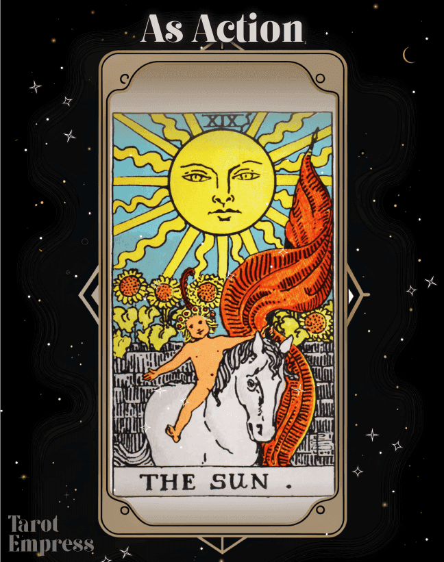 The Sun as Action
