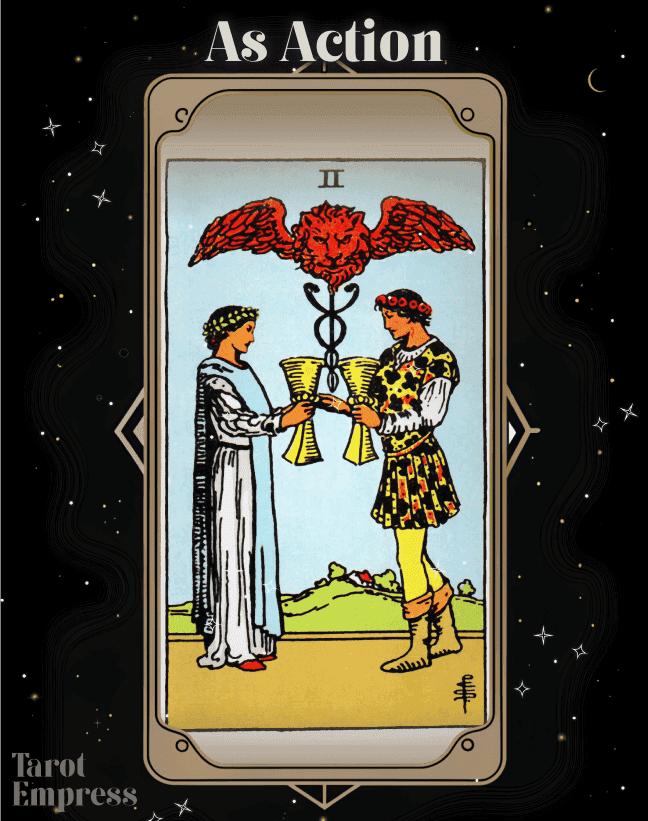 2 of Cups as Action