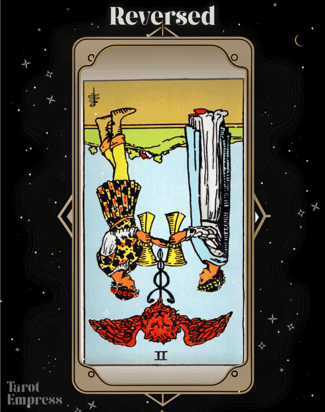 2 of Cups Reversed