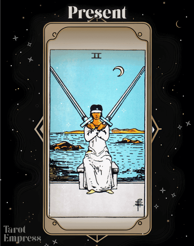2 of Swords Present