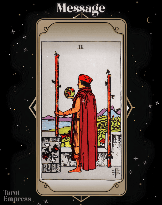 2 of Wands as a Message