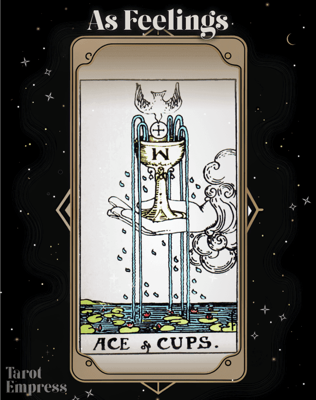 Ace of Cups as Feelings