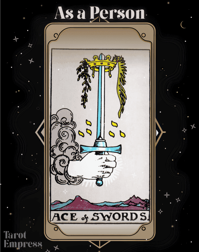 Ace of Swords as a Person