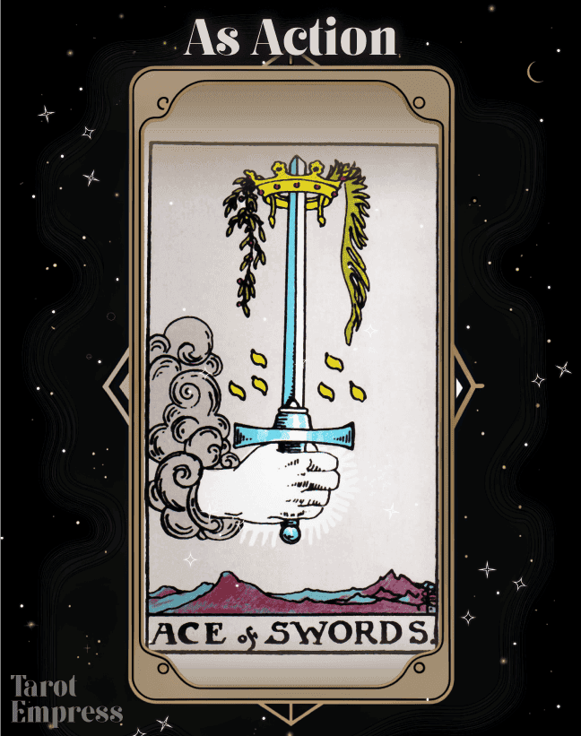 Ace of Swords as Action