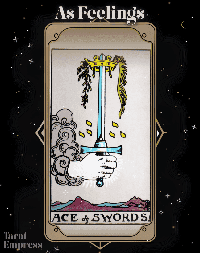 Ace of Swords as Feelings