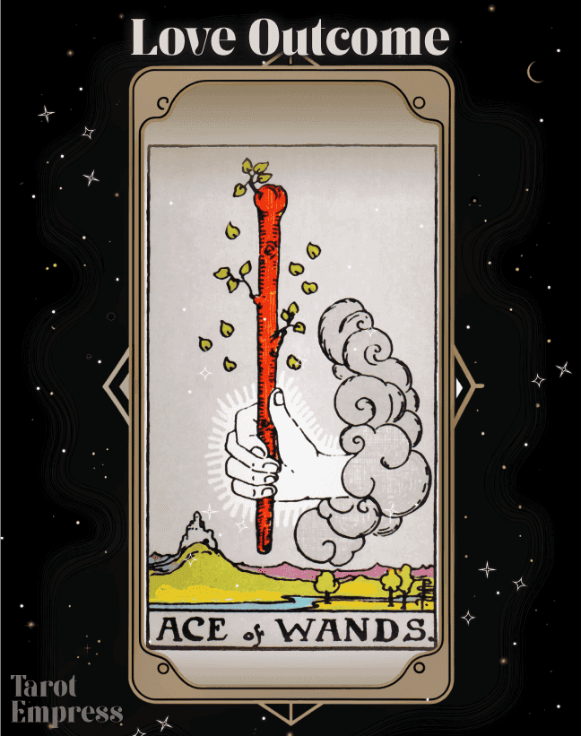 Ace of Wands Love Outcome