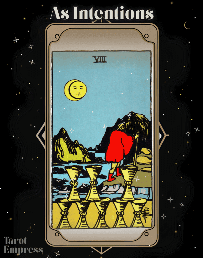 Eight of Cups as Intentions