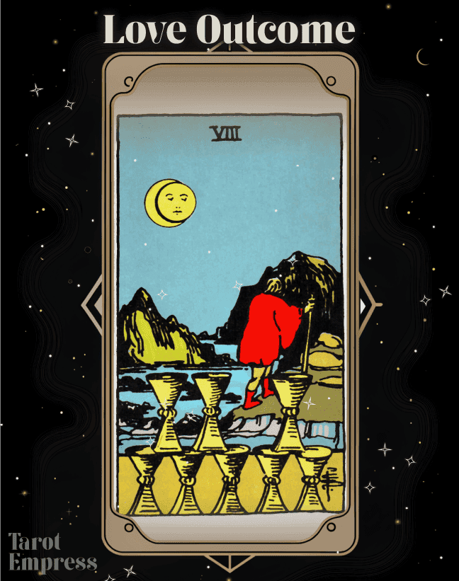 8 of Cups Love Outcome