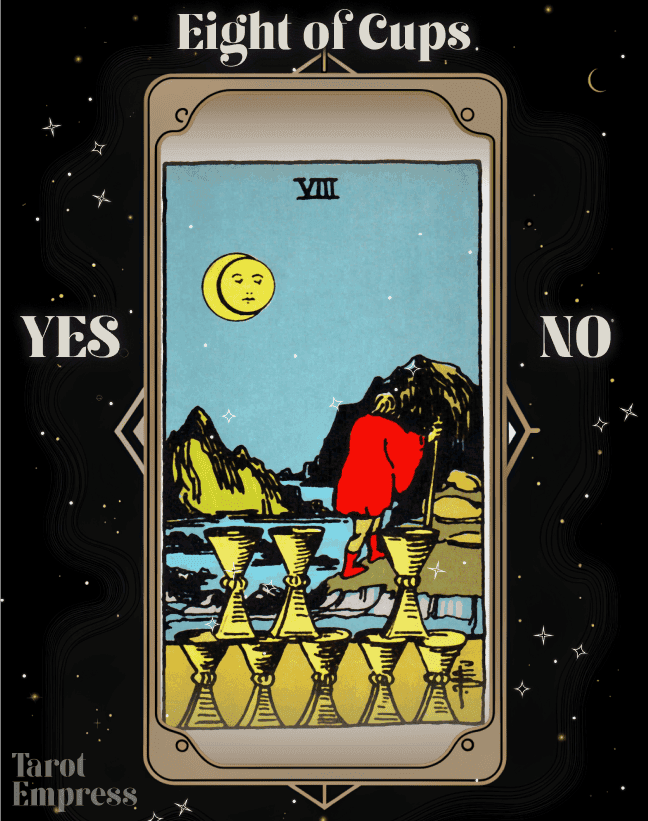 8 of Cups Yes or No
