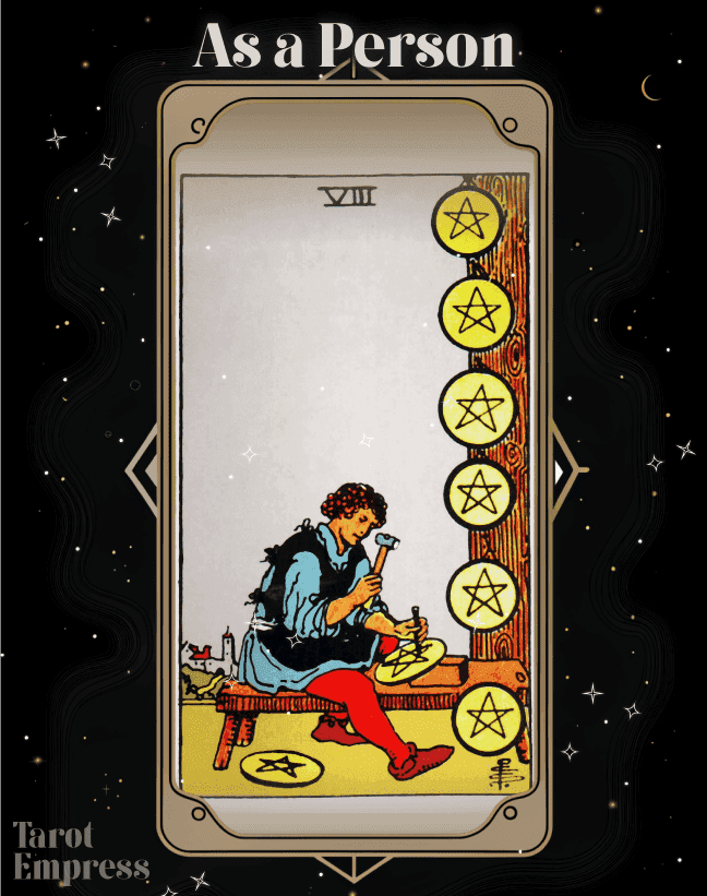 8 of Pentacles as a Person