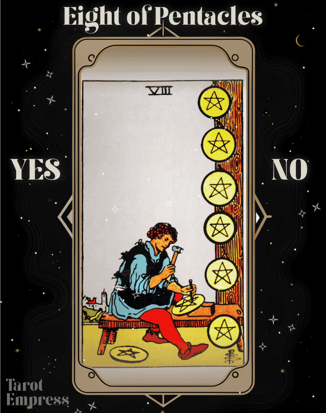 8 of Pentacles Yes or No