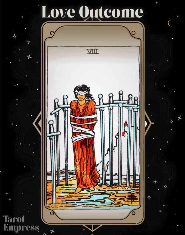 8 of Swords Love Outcome
