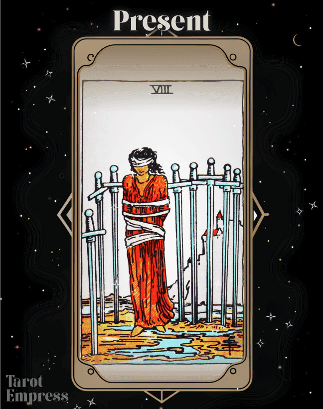 8 of Swords Present