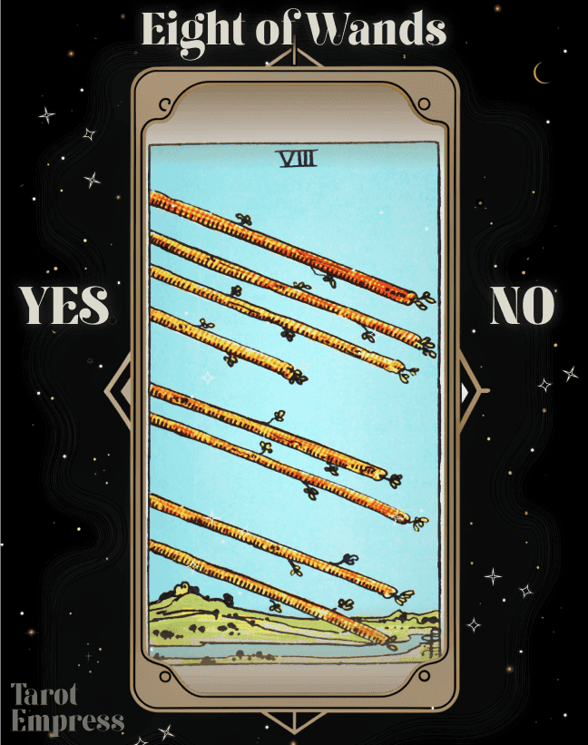 8 of Wands Yes or No