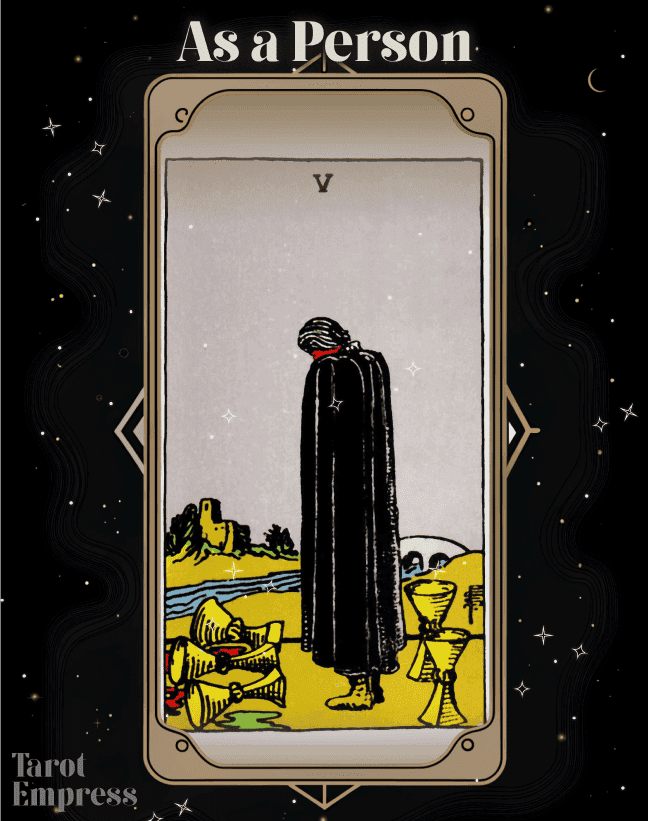 5 of Cups as a Person