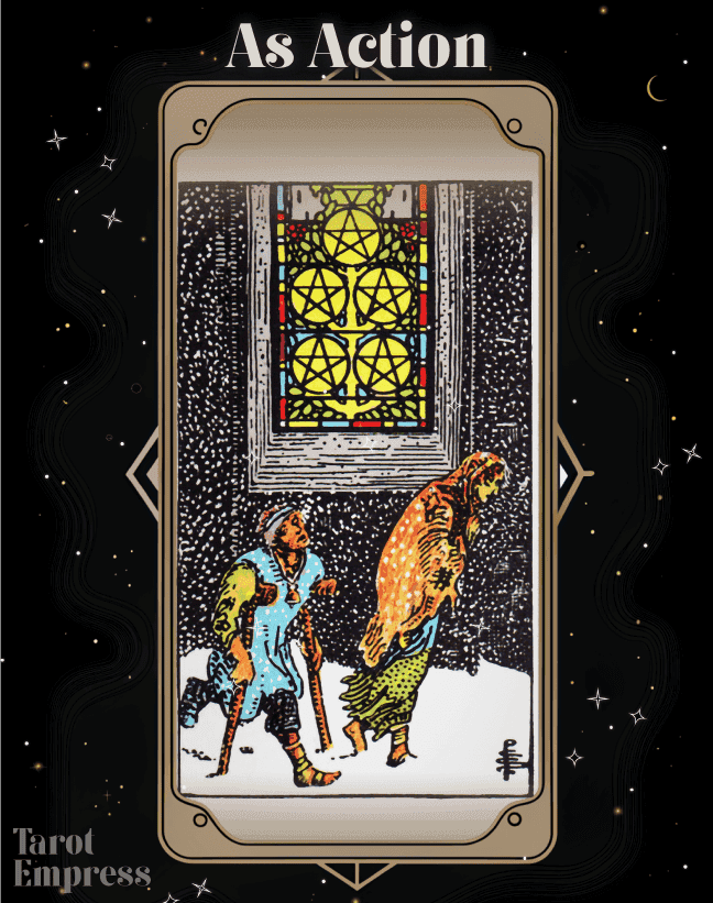 5 of Pentacles as Action