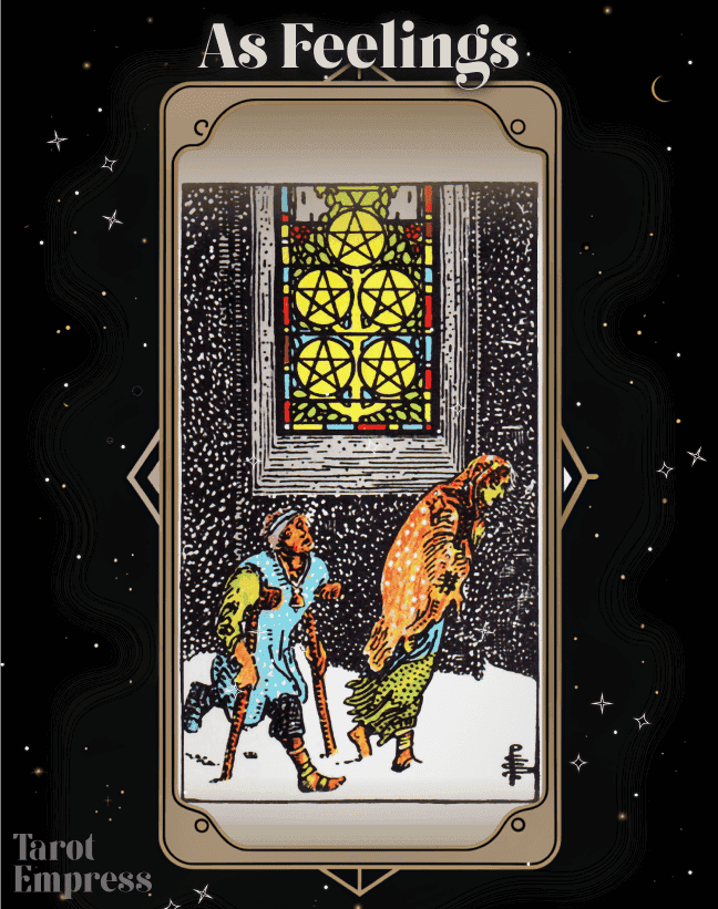 5 of Pentacles as Feelings
