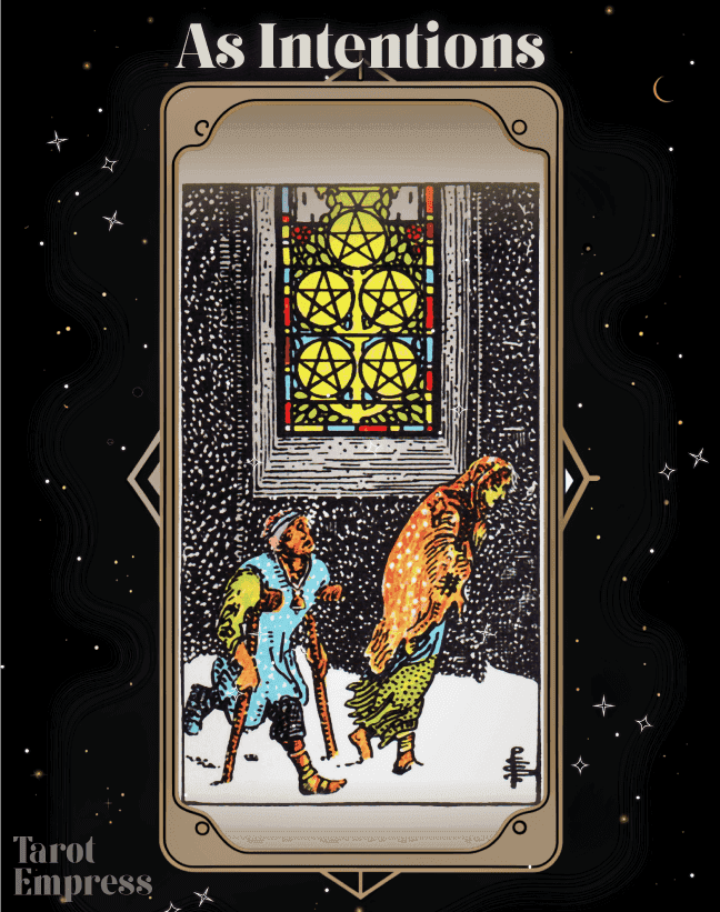 Five of Pentacles as Intentions