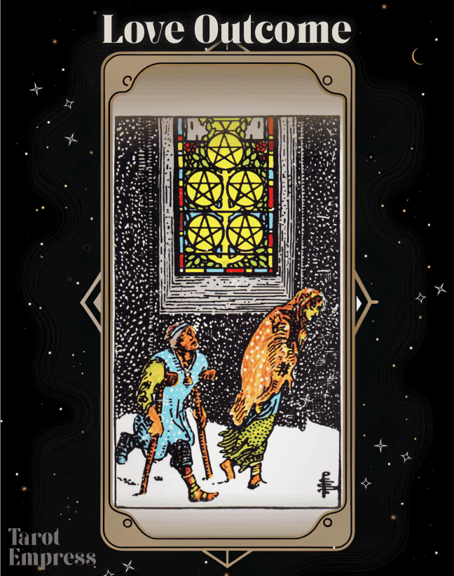 5 of Pentacles Love Outcome