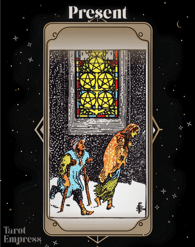 5 of Pentacles Present